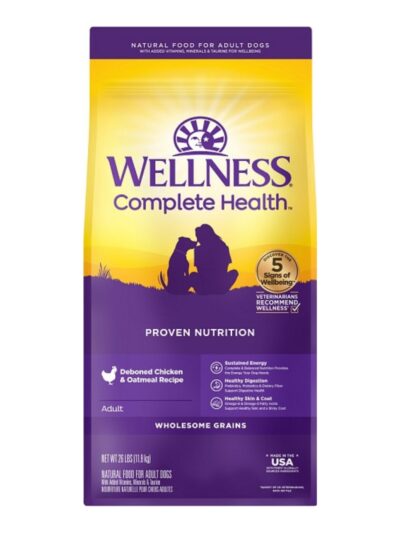 Wellness Complete Health 26Lb Chicken Oatmeal Adult