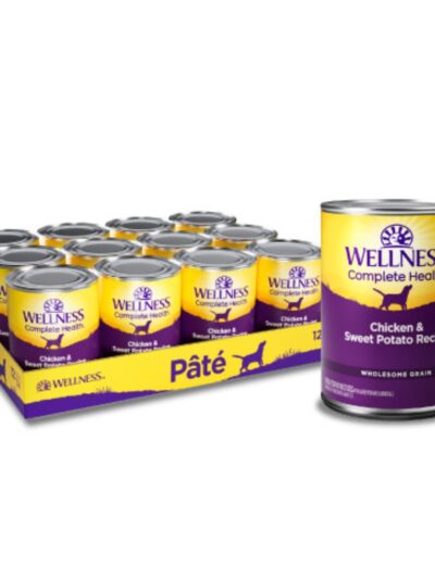 Wellness Dog Complete Health Chicken Sweet Potato Recipe 12.5oz. (Case of 12)