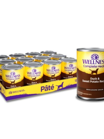 Wellness Dog Complete Health Duck Sweet Potato Recipe  12.5oz. (Case of 12)