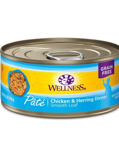 Wellness Cat Complete Health Grain-free Chicken Herring Pate 5.5oz. (Case of 24)