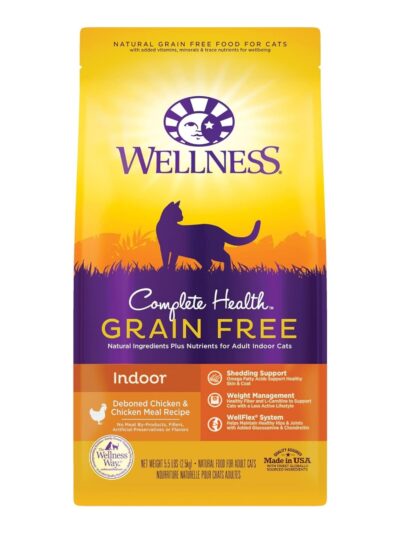 Wellness Cat Complete Health Grain-free Indoor Debone Chicken 5.5Lb Adult
