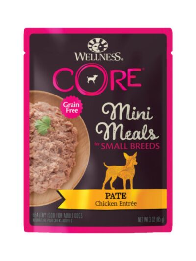 Wellness Core Small Breed Mini Meal Pate Chicken EntrÃ©e 3oz. (Case of 12)