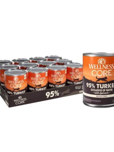 Wellness Dog Core 95% Turkey Spinach 12.5oz. (Case of 12)