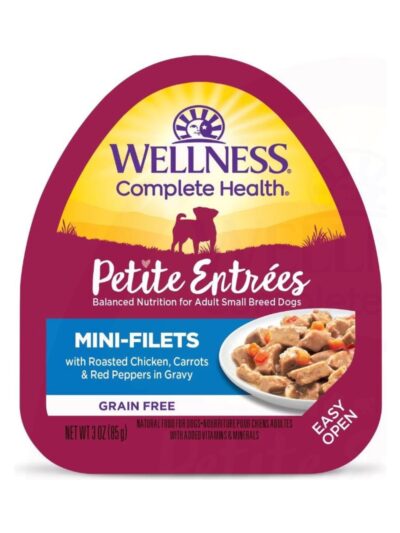 Wellness Complete Health Petite EntrÃ©es Mini Fillet Roast Chicken Carrot Red Pepper 3oz. (Case of 12)