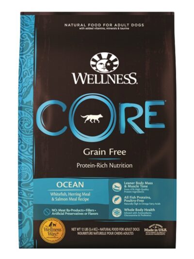 Wellness Dog Core Ocean Recipe 4Lb Grain Free