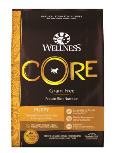 Wellness Dog Core Puppy Recipe 12Lb Grain Free