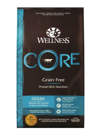 Wellness Dog Core Ocean Recipe 22Lb Grain Free