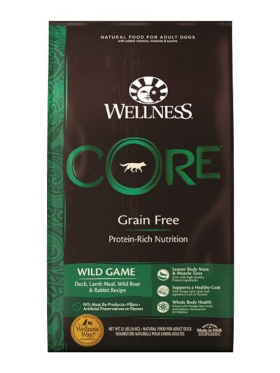 Wellness Dog Core Wildgame 22Lb Grain Free