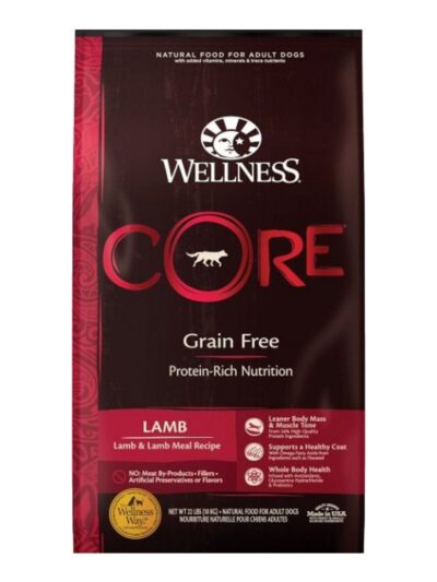 Wellness Dog Core Lamb 22Lb Grain Free