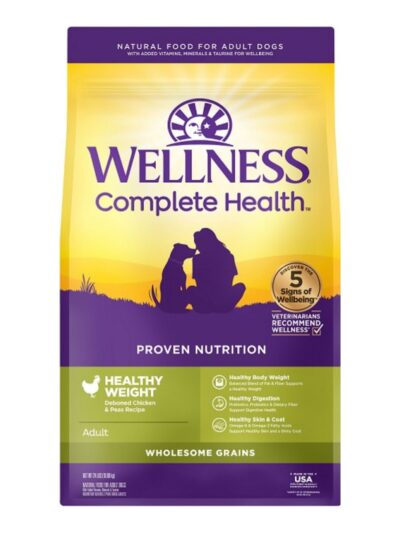 Wellness Complete Health 24Lb Healthy Weight Chicken Peas Adult