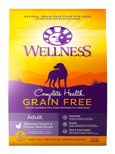 Wellness Dog Grain Free 24Lb Chicken Complete Health Adult