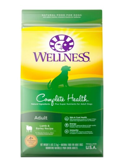 Wellness Dog Lamb Barley 5Lb Adult Complete Health