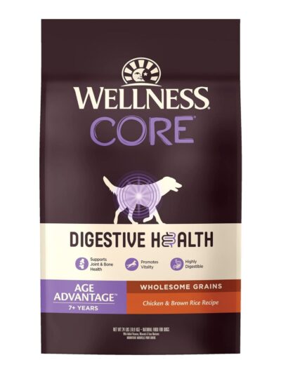 Wellness Core Digestive Health 24Lb Age Advantage Chicken Brown Rice