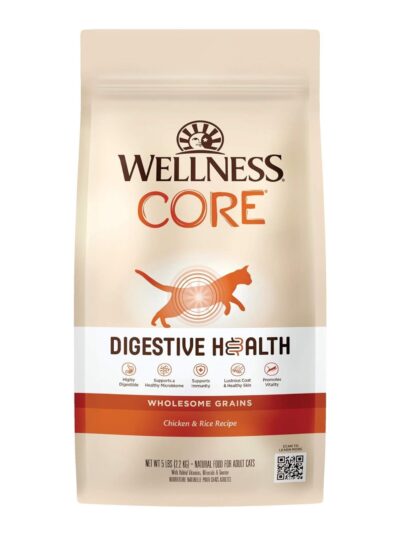 Wellness Cat Core Digestive Health Chicken Rice Receipe 5Lb