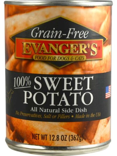 Evanger's Grain-Free Wet Dog & Cat Food Sweet Potato 12.8oz 12pk