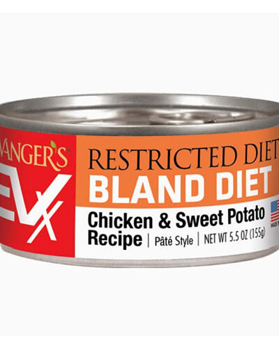 Evanger's EVx Restricted Diet Bland Diet Wet Cat Food Chicken & Sweet Potato 5.5oz