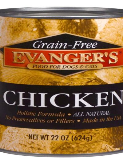 Evanger's Grain-Free Wet Dog & Cat Food Chicken 20.2oz 12pk