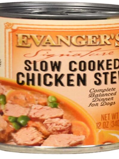 Evanger's Signature Series Wet Dog Food Slow Cooked Chicken Stew 12oz 12pk