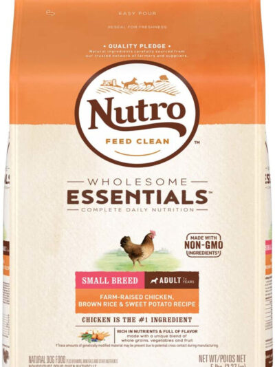 Nutro Products Natural Choice Small Breed Adult Dry Dog Food Chicken & Brown Rice 5lb