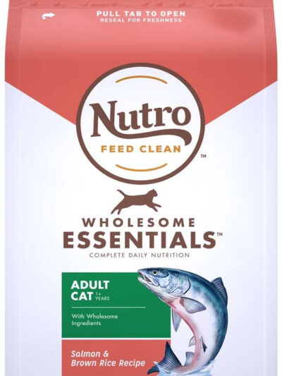 Nutro Products Wholesome Essentials Adult Dry Cat Food Salmon & Brown Rice 5lb