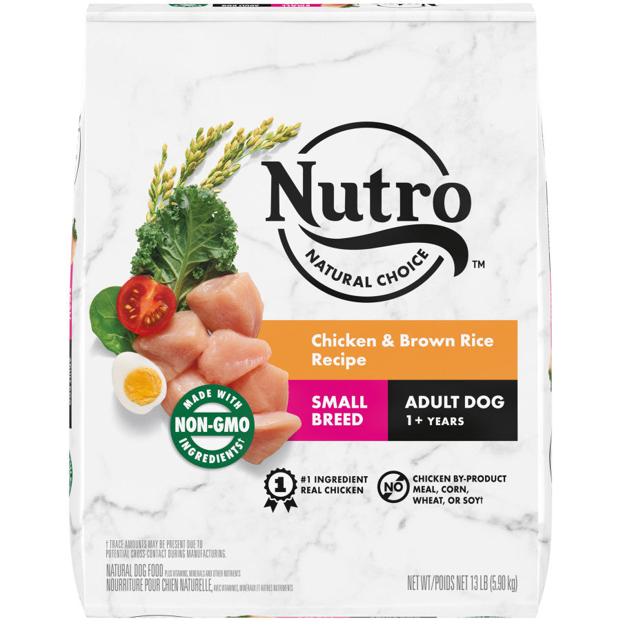 Nutro Products Natural Choice Small Breed Adult Dry Dog Food Chicken & Brown Rice 13lb