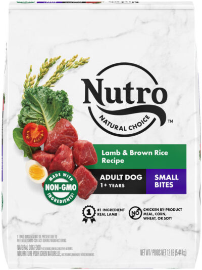 Nutro Products Natural Choice Small Bites Adult Dry Dog Food Lamb & Brown Rice 12lb