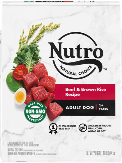 Nutro Products Natural Choice Adult Dry Dog Food Beef & Brown Rice 12lb