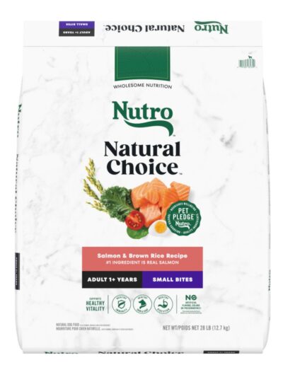 Nutro Products Natural Choice Small Bites Adult Dry Dog Food Salmon & Brown Rice 28lbs