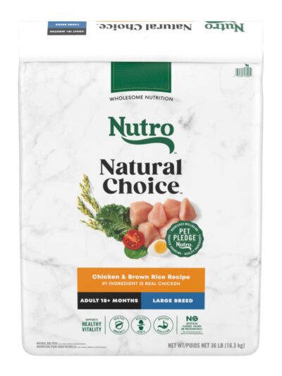 Nutro Products Natural Choice Large Breed Adult Dry Dog Food Chicken & Brown Rice 36lb