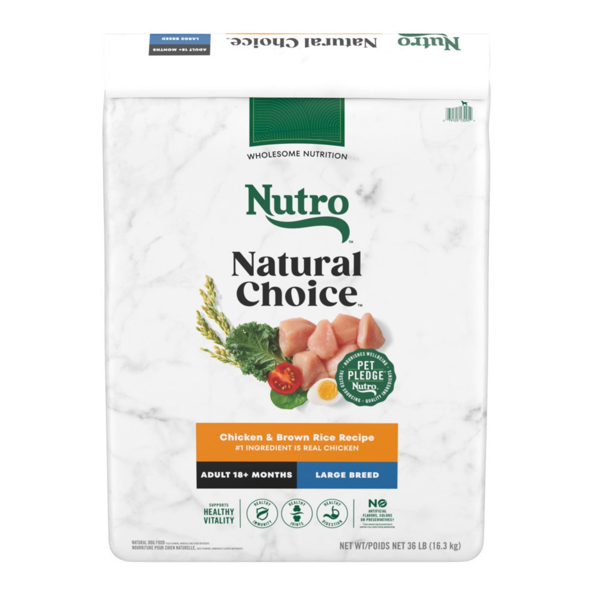 Nutro Products Natural Choice Large Breed Adult Dry Dog Food Chicken & Brown Rice 36lb