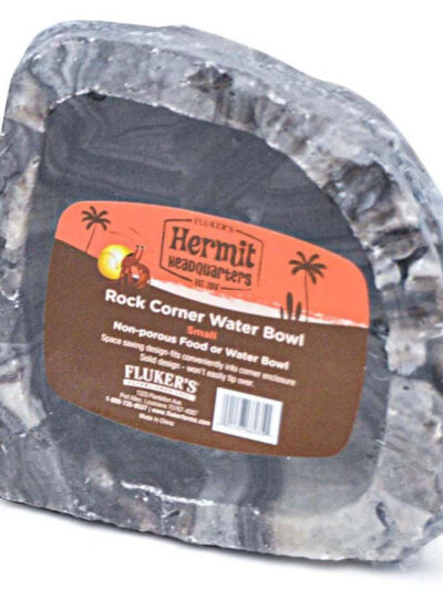 Fluker's Hermit Crab Rock Corner Water Bowl Assorted 1ea/4 in, SM