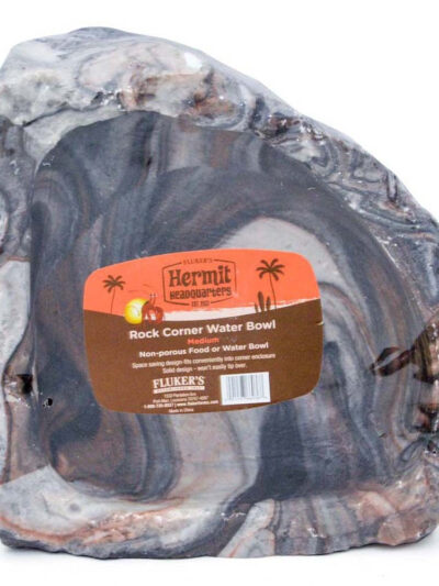 Fluker's Hermit Crab Rock Corner Water Bowl Assorted 1ea/6 in, MD