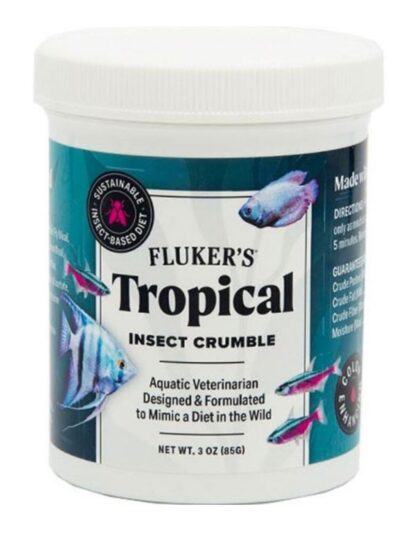 Flukers Tropical Fish Food Crumble 3oz.
