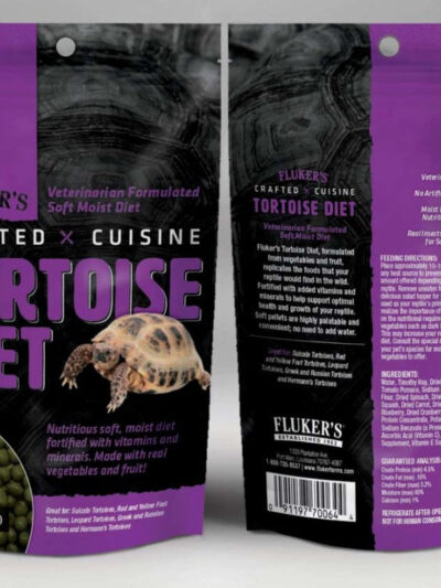 Fluker's Crafted Cuisine Tortoise Diet Dry Food 1ea/6.75 oz