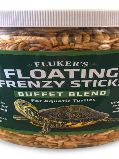 Fluker's Buffet Blend Aquatic Turtles Floating Frenzy Sticks Freeze Dried Food 1ea/11.5 oz