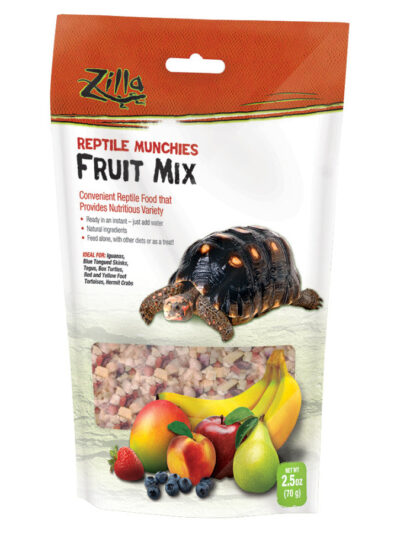 Zilla Reptile Munchies Fruit Mix Black, 1ea/2.5 oz