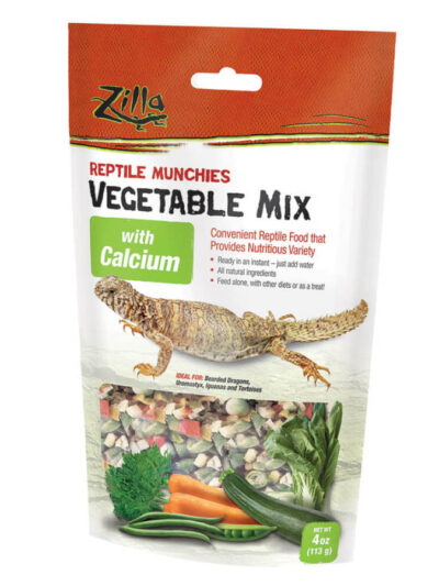 Zilla Reptile Munchies Vegetable Mix with Calcium 1ea/4 oz