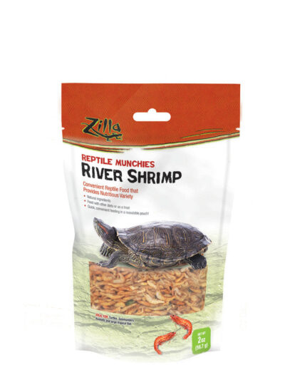Zilla Reptile Munchies River Shrimp 1ea/2 oz
