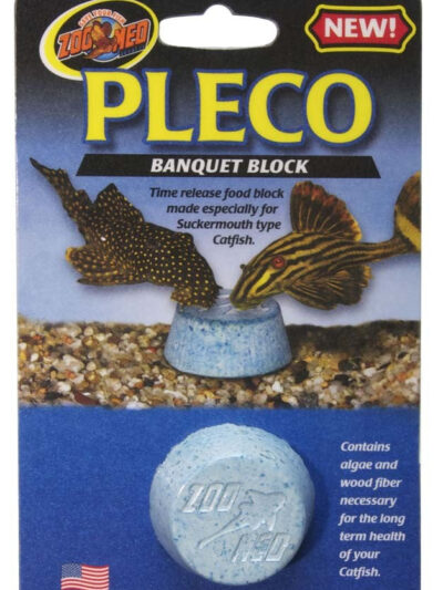 Zoo Med Pleco Banquet Fish Feeding Block 1ea/0.45 oz, Regular