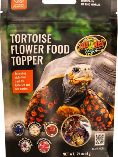 Zoo Med Tortoise Box Turtle Flower Food Topper 1ea/0.21 oz