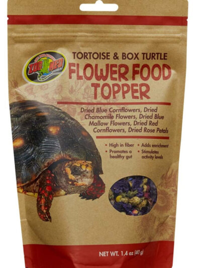 Zoo Med Tortoise Box Turtle Flower Food Topper 1ea/1.4 oz