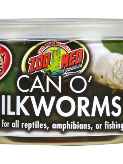 Zoo Med Can O' Silkworms Reptile Wet Food 1ea/1.2 oz
