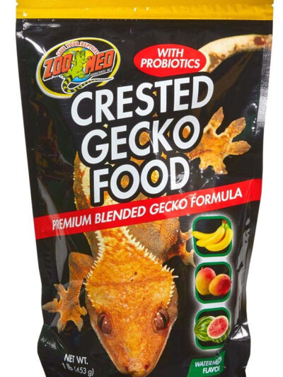 Zoo Med Crested Gecko Food Premium Blended Watermelon Dry Food 1ea/1 lb