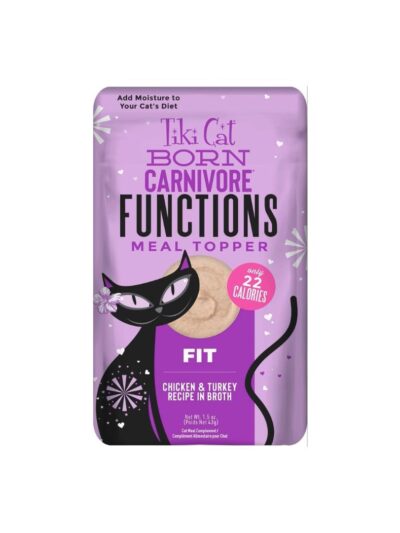 Tiki Pet Cat Born Carnivore Topper Fit 1.5oz. (Case of 12)