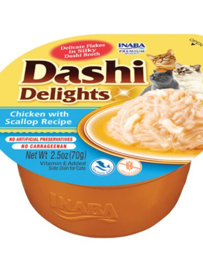 Inaba Dashi Delight 2.5oz. Chicken Scallop (6 count)
