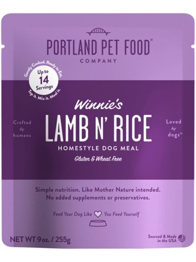 Portland Dog Winnie's Lamb N' Rice Homestyle Meal 9oz. - 8 Pack