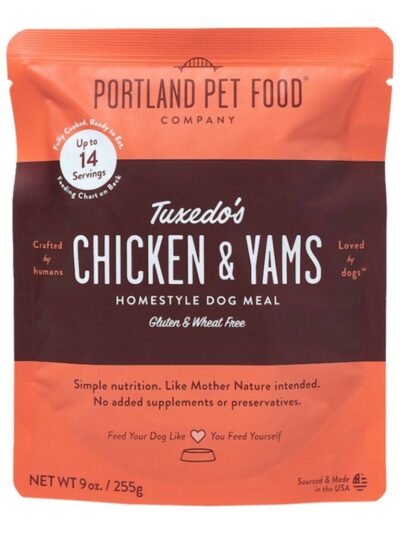 Portland Dog Tuxedo's Chicken & Yam Homestyle Meal 9oz. - 8 Pack