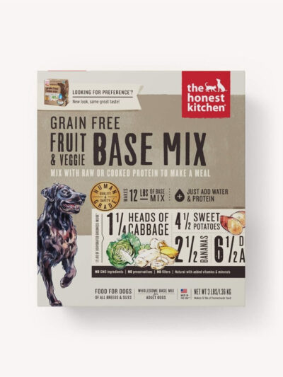 The Honest Kitchen Preferance Dehydrated Grain Free Fruit And Veggie Base Mix Recipe Dry Dog 3 Lbs