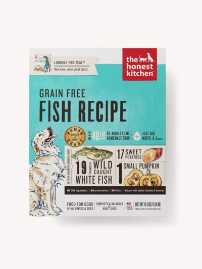The Honest Kitchen Zeal Grain Free Fish Dehydrated Dog Food 10 Lbs