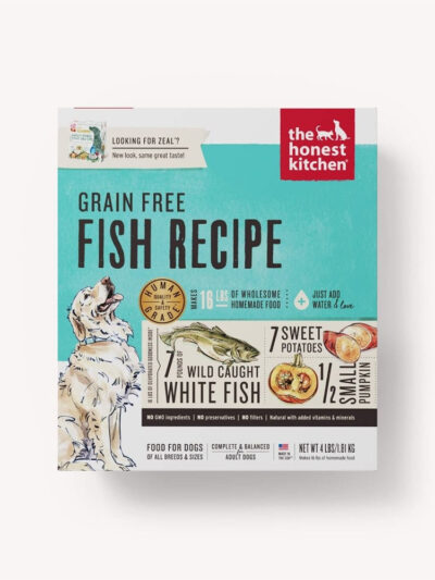 The Honest Kitchen Zeal Grain Free Dehydrated Dog Food 4 Lbs